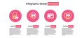 Set line Micro Sim Card, Location 5G network, Phone with and icon. Vector
