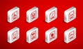 Set line PHP file document, PSD, MP3, OTF, HTML, OBJ, MOV and CSS icon. Vector Royalty Free Stock Photo