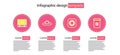 Set line Police badge, Trash can, UFO flying spaceship and Server, Data, Web Hosting icon. Vector
