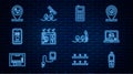 Set line Portable sensor, Laptop application for smart farm, Remote control, Smart farming technology, system, Chicken