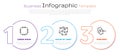 Set line Processor with microcircuits CPU, Neural network and Wireless charger. Business infographic template. Vector