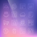 Set line Programming language syntax, Browser setting, Clipboard with checklist, files, MySQL code, Processor, shield