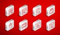 Set line Python programming language, Browser files, Clipboard with checklist, Processor, System bug, Books about Royalty Free Stock Photo