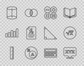 Set line Ruler, XYZ Coordinate system, Calculator, Subsets, math, is subset of b, Geometric figure, Function