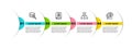 Set line Server, Artificial intelligence AI, Algorithm and Data. Business infographic template. Vector Royalty Free Stock Photo