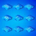 Set line Site map, Front end development, Keyboard, Online shopping screen, Website statistic, Mobile Apps, UI or UX Royalty Free Stock Photo