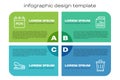 Set line Stapler, Calendar, Trash can and Document with graph chart. Business infographic template. Vector