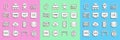 Set line Time is money, Layers, UI or UX design, Front end development, Web and graphic, Computer mouse and icon. Vector Royalty Free Stock Photo
