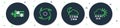 Set line Tornado, Cloud with snow, rain, moon, Wind and and Cloudy icon. Vector