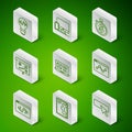 Set line UI or UX design, Web development, Front end, Planning strategy concept, Monitor and mobile, and Website Royalty Free Stock Photo