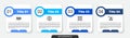 Set line Video graphic card, Bitcoin, Blockchain technology and Shopping cart with bitcoin. Business infographic