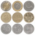 Set of Lithuanian coins