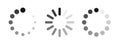 Set of loading icons. load. load bar icons
