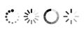Set of loading icons. load. load bar icons