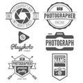 Set of logo, emblem, print, sticker, label or Royalty Free Stock Photo