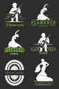 Set Logos and Badges Flamenco