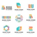 Set of logos for the book store