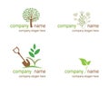 Gardening and Nature logos for companies.