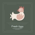 Set logotype poultry farm