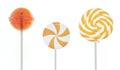 Set of lollipops Royalty Free Stock Photo