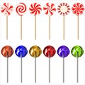 Set of lollipops