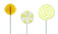 Set of lollipops Royalty Free Stock Photo