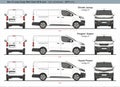 Set of Long L3 Cargo Mini Vans 2016