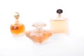 Set of luxury perfume bottles Royalty Free Stock Photo