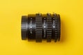 Set of macro rings lenses for photo lens