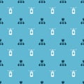 Set Mafia and Money laundering on seamless pattern. Vector