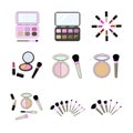 Set of make up vector icons