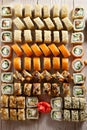 Set of Maki Sushi Royalty Free Stock Photo