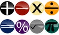 Set of Math Symbols