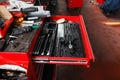 Set of mechanical tools for garage