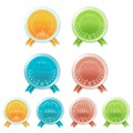 Set of medals. Vector eps10 illustration Royalty Free Stock Photo