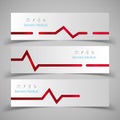 Set of Medical Banners illustration.