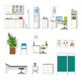 Set of medical furniture