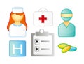 Set of medical icons