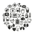 set of medical icons. Vector illustration decorative design