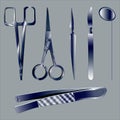 Set medical instruments