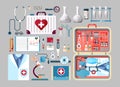 Set medician illustration