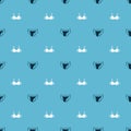 Set Men underpants and Bra on seamless pattern. Vector Royalty Free Stock Photo