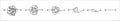 Set of messy clew symbols line of symbols with scribbled round element