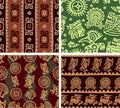 Set of Mexican Seamless Tiles