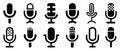 Set microphone speaker icon sign Ã¢â¬â vector Royalty Free Stock Photo
