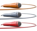 Set of microphones, 3D