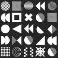 Set of modern abstract design elements, template for your project Royalty Free Stock Photo