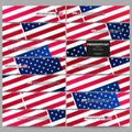 Set of modern banners. Presidents day background with american flag, abstract vector illustration