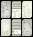 Set of modern beautiful business cards