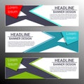 Set of modern infografic banners. Vector